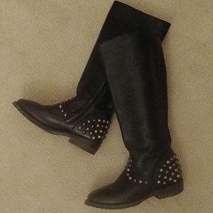 Studded Tall Boots